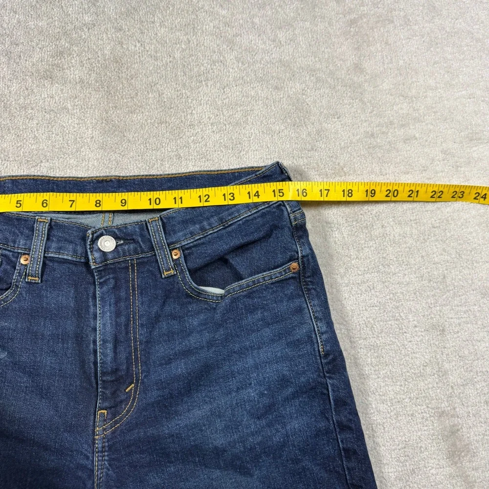 Levi's Jeans Mens 32x30 Blue 514 Straight Fit Stretch Dark Wash Denim Pant